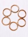 5 Pairs Versatile Metal Split Jump Rings – Durable Connectors for Keychains, Jewelry, and DIY Crafts. 