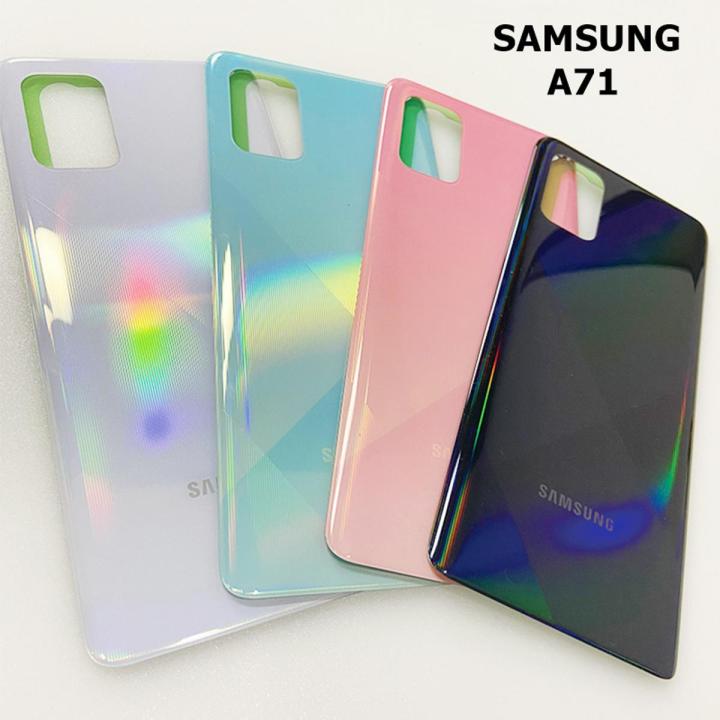 SAMSUNG A71 Battery Cover Rear Door Housing Case For SAMSUNG A71 Back Battery Cover Replacement