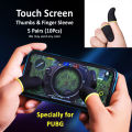 3 Pairs (6Pcs) of Finger Gloves for Thumb Gloves Pubg Free Fire Finger Sleeves Accessories Controller For Pubg Mobile Trigger Triger gamepad Free Size Fits All. 
