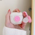 【Solo Yolo】Smiley soft silicone Jane couple earphone case for apple airpod pro wireless bluetooth headset charging box for airpods 1 2 3. 