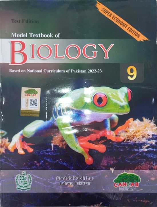Model Textbook of Biology Based on National Curriculum of Pakistan 2022-23 for 9th Class