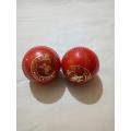 Practice Cricket Hard Ball (Synthetic) 2 x red. 