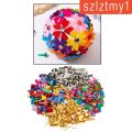 [Thunder] Metal Mini Brads Split Pin Nail Round Pinwheel DIY Paper Fastener. 