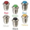 High Round 250V Waterproof Push Button Switch Metal Momentary 12mm. 