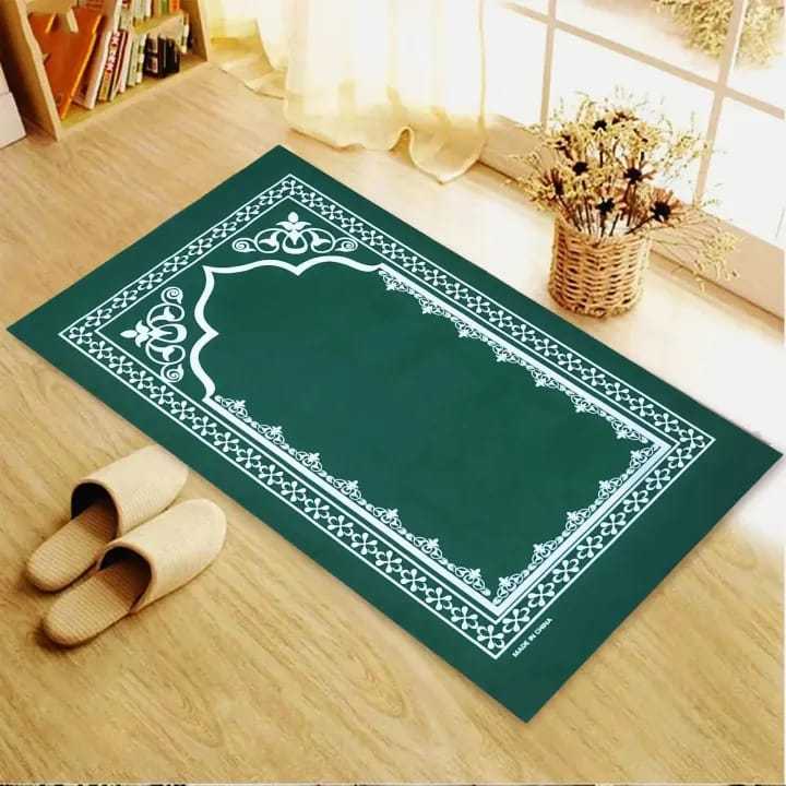 High-Density Travel Prayer Rug – Foldable Janamaz with Zippered Bag ...