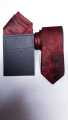Royal Jamawar Medium size Maroon Tie with pocket square. 