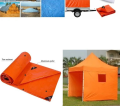 Heavy Duty Waterproof Tarpaulin Sheet | Tirpal for All-Weather Protection | Durable & Tear-Resistant Cover | Multipurpose Use - Camping, Outdoor, Orange. 