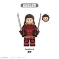 G0172 Marvel X-Men Anime Block Toys Figure Wolverine Block Mini Toy Collection Toys For Children. 