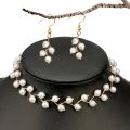 Choker Necklace With EarRings for Women Girls. 
