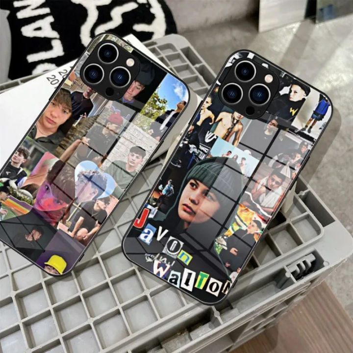 Javon Walton phone case tempered glass for iPhone 14 13 11 12 Pro 8 7 plus x 13 Pro Max XR Xs mini se 2020 covers