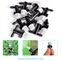 DIY Garden Misting Flow Drip Irrigation with Mist Nozzle Sprinkler. 