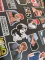 SIDHU MOOSE WALA Premium Glossy Stickers 25pcs Pack ideal for journaling skateboard notebook mobile case. 
