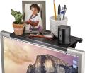 Screen Top Shelf TV Screen Caddy Holder Adjustable Screen Shelf Screen Rack Foldable Monitor Top Shelf Mount Organizer Stand Bracket Holder for Flat Screen TV Computer. 