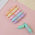 6Pcs/Lot Cute Cartoon Cat Highlighters School Office Stationery Students Drawing Supplies Kawaii Ice Cream Mini Paint Marker Pen. 