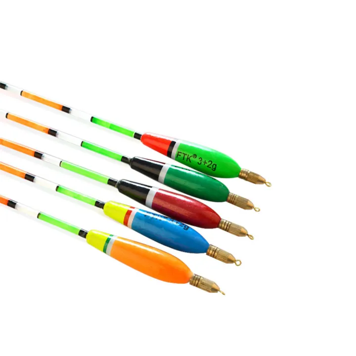 MeterMall%205PCS%20Fishing%20Floats%20Balsa%20Wood%20Fishing%20Float%20Bobber%20Bite%20Indicator%20Angling%20Equipment%20With%20strong%20Float%20Tail%20Multiple%20Color%20-%20Image%205