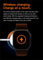 T10 Ultra Smartwatch: A 2.09-Inch HD Display, Magnetic Wireless Charging, Bluetooth Calling, Sleep Monitoring, and Stylish Design for Men and Women (49mm. 