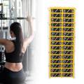 Weight Stack Labels 5kg to 150kg Self Adhesive Weight Stickers for Workout. 