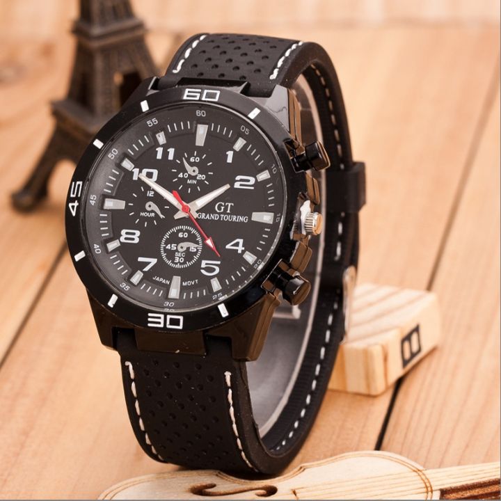 Men's Sports Watch Luxury Classic Chrono Dial Business Casual Quartz Gift
