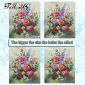 Fullcang Diy Big Size Diamond Painting Natural Scenery Waterfall Full Mosaic Embroidery Mountain Landscape Picture Wall Decor. 