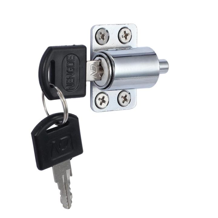 Panda Online Sliding Patio Door Window Additional Security Locking Catch Push Lock Key