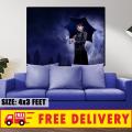 Wednesday Addams Water Proof PVC Panaflex Wallpapers Netflx Edition. 
