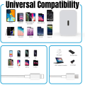 20W PD fast charger For iPhone 12 Pro Max 11 Pro Max X Max  Google pixels Xiaomi USB C C2L Adapter EU Travel charger QC 4.0 QC3.0 for Apple 11 cables Charger with Box. 
