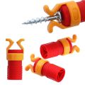 /3pcs Plastic For Wood Woodworking Tools Clamper Fixing Sleeve Screw Holder. 
