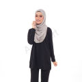 ADVO Microfiber Premium Jersey Blouse Dress T shirt Jersi Muslimah Perempuan Women Bu Sukan. 
