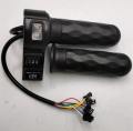 Electric Bike Accelerator MTB Throttle Motor Bike Handlebar with Drive Forward Switch +3 Gears Speed + Parking Button ATV UTV Snowmobile DIY Part. 