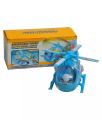 Battery Operated Musical Helicopter Toy with 360-Degree Rotation, with Attractive Flash Light, Bump & Go Vehicle Toys for Kids.. 