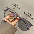 Anti-Blue Photochromic Anti Radiation Glasses Retro Eyeglass Sunglasses For Women/men Salamin Glass. 