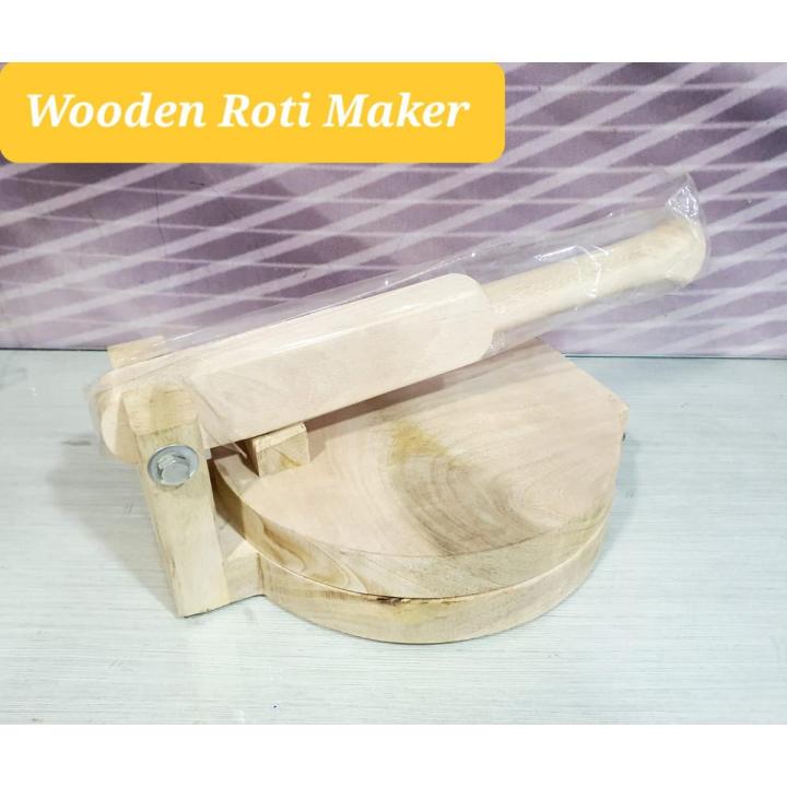 Wooden Tortilla Press, Tortilla Maker, Wooden Roti Maker, Puri Maker