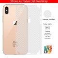 For Iphone Xs Skin/Wrap 360 Protection Carbon fiber/ Matte/ Transparent/ Leather Back And Sides Included Camera Skin. 
