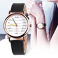 Fashion Women Faux Leather Band Letter Dial Analog Quartz Wrist Watch Gift. 