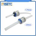 1Set Titan Extruder Groove Mount Bowden Adaptor - 1.75mm/3mm Filament (4mm/6mm OD Tubing) For  Parts. 