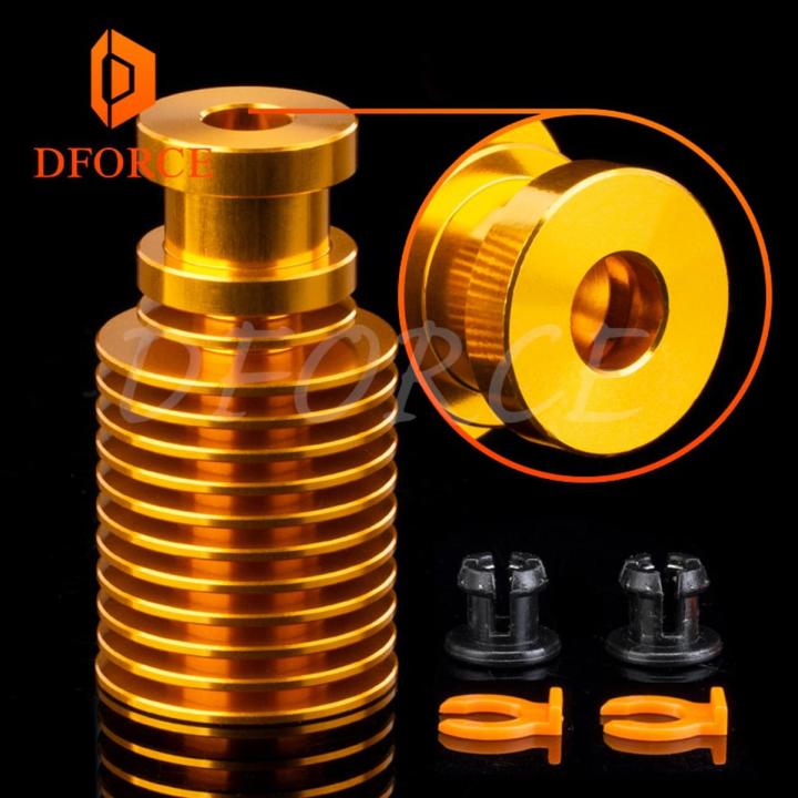 V6 gold heatsink for e3d gold hotend Radiator Remote 1.75MM Direct & Bowden for Feeding  titan extruder AQUA