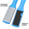 Hard and Dead Skin Removal Callus Remover Foot Scrubber (Random Color), Professional Double Sided Foot Scraper Steel for Pedicure Filler, Heel Rasp Exfoliator Foot Care Tool for Remove Corns, Rough Crack. 
