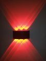 ISIK ILLUMINATION LED Wall Light IP66 | Warm Ray 1+1, 2+2, 3+3, 4+4 Beam | Heat Proof Outdoor Indoor Wall Light | 4+4 Multi-Color Option. 