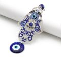 1pc Turkey Blue Evil Eye Key chian Glass Hamsa Hand Charms Wall Hang Keychian Jewelry Fit Women Diy Fatima Hand Gift. 