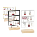 New Metal Holder for Dangle Earrings Bracelets Jewelry Display Stand Earrings Holder Jewelry Holder/ Jewelry Stand / Jewelry Organizer Stand / Jewelry Storage Box / Jewelry Stands With Wood / Earrings Jewelry Organizer Customize by HB Steel Fixerr. 