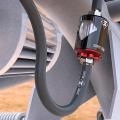 Motorcycle Soft Rubber Fuel Hose for Petrol / Diesel Oil,Line Pipe Tube x 1M. 