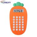 Calculator Mini Compact Mini Cartoon Fruit Shape Calculator for School Office Use Compact Portable Carrot Shaped Mini Calculator. 