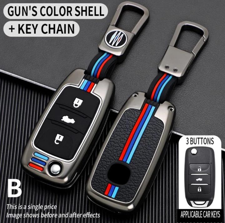 Changan Alsvin Premium Zinc Alloy Metal Key Cover Waterproof Dustproof Glow in Dark - Folding Key / Jack Knife