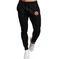 Captain America Printed Black Trouser Double Pocket Pants Casual Gym Wear Top Quality For Men. 