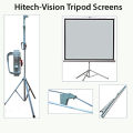 Hitech-Vision Tripod Stand Projector Screen -  Matt White 100"  1:1 ( 6 ft x 6 ft ). 