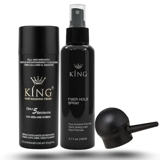 3IN1%20King%20Hair%20Fibers%2027.5g%20Dark%20Brown%20+%20Spray%20Applicator%20+%20Fiber%20Hold%20Spray%20118ml,Hair%20Loss%20Concealer%20Fiber,Fill%20In%20Fine%20or%20Thinning%20Hair,Thicker,Fuller%20Hair,Cover%20Grey%20Roots%20Concealer,100%25%20Undetectable%20Natural%20Formula,%20alternatives%20to%20toppik%20&%20Caboki%20-%20Image%202