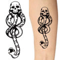Tuosair Waterproof Unisex Harry Potter Death Eater Temporary Tattoo Sticker Cosplay. 