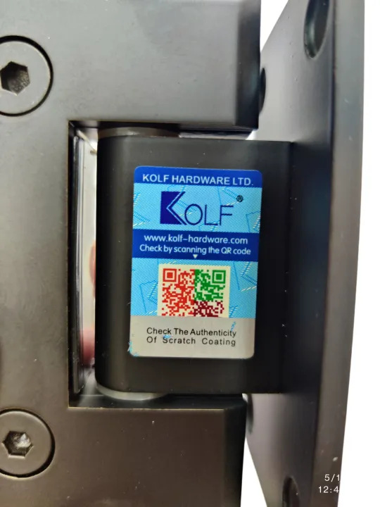 KOLF%20Orignal%20Germany%2090%C2%B0%20Matt%20Finish%20Wall%20to%20Glass%20Shower%20Door%20Hinge%20black%20powder%20coated%208mm%20-%2012mm%20-%20Image%206