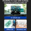 Rotating 4 In 1 Fan Air Cooler with Ice Remote Control with Humidifier & Night Light | Mist Fan Remote Control | RGB Lights | Mist Fan Portable Air Conditioner with Ice Tray | Cooling Fan | Water Spray Fan AC. 