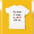 Customized Baby Full and Half Shirt - Print Your Kids Name/ Picture On Custom Printed T Shirt. 